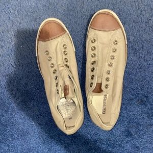 Converse all star chucks laceless sneaker size 10